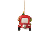 Grinch In Red Truck Ornament by Jim Shore