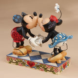 Mickey & Minnie Smooch Disney Traditions Figurine by Jim Shore