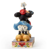 Mickey & Minnie Smooch Disney Traditions Figurine by Jim Shore