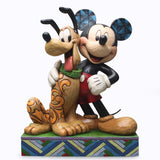 Mickey & Pluto Disney Traditions Figurine by Jim Shore