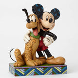 Mickey & Pluto Disney Traditions Figurine by Jim Shore