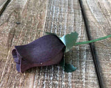 Black Wooden Rosebud (price per stem)