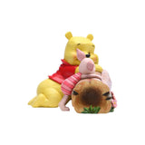 Pooh & Piglet Sitting on Log Disney Traditions Jim Shore