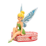 Tinker Bell Sitting on Heart Disney Traditions Jim Shore