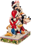 Christmas Mickey & Friends Stacked Disney Traditions Figurine by Jim Shore