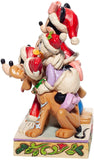 Christmas Mickey & Friends Stacked Disney Traditions Figurine by Jim Shore