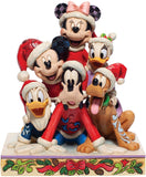 Christmas Mickey & Friends Stacked Disney Traditions Figurine by Jim Shore