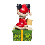 Santa Minnie Mouse With Hot Chocolate Disney Traditions Figurine by Jim Shore