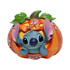 Stitch in Jack O Lantern Disney Traditions Jim Shore