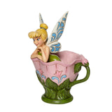 Tinker Bell Sitting in Flower Disney Traditions Jim Shore