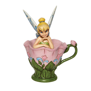 Tinker Bell Sitting in Flower Disney Traditions Jim Shore