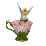 Tinker Bell Sitting in Flower Disney Traditions Jim Shore