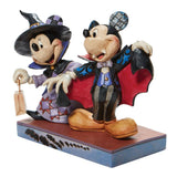 Minnie Witch with Vampire Mickey Disney Traditions Jim Shore