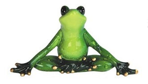 Yoga Frog Figurine