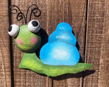 Smiley Snail Garden Stake - 3 colors