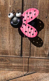 Ladybug Garden Stake - 3 colors