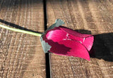 Dark Burgundy Wooden Rosebud (price per stem)