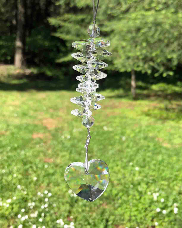 Small Icicle Crystal Suncatcher