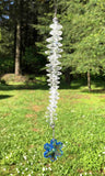 Medium Icicle Swarovski Crystal Snowflake Suncatcher