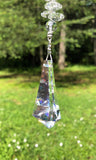 Medium Icicle Swarovski Crystal Rainbow Prism Suncatcher