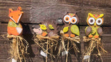 Fall Animal Arrangement Stake