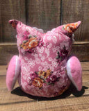 Floral Plush Dangle Leg Owl