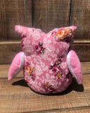 Floral Plush Owl