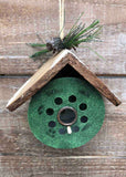 Fishing Birdhouse Ornament