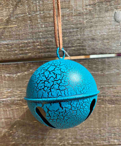 3" Painted Crackle Metal Bell