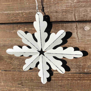 Metal Snowflake Ornament