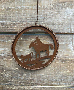 Roping Cowboy Ornament