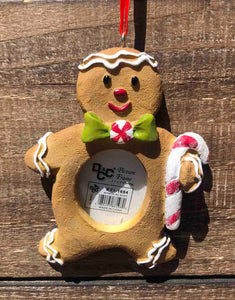 Gingerbread Cookie Frame Ornament - 2 Styles