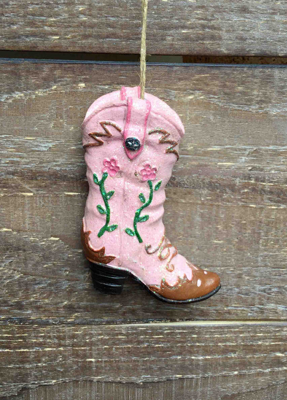 Cowgirl Boot Ornament