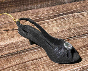 Glitter High Heel Shoe Ornament