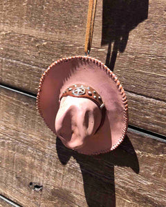 Cowgirl Hat Ornament - 2 Styles