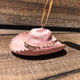 Cowgirl Hat Ornament - 2 Styles