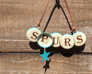 Spurs Bottle Cap Ornament