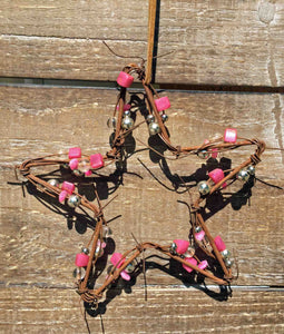 Barbed Wire Star Ornament - 2 Colors