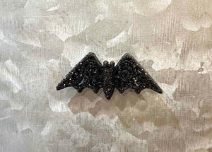 Halloween Filigree Bat Mini Magnet or Cover Minder