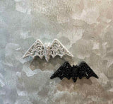 Halloween Filigree Bat Mini Magnet or Cover Minder