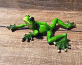 Stretching Frog Figurine