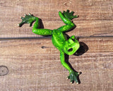 Stretching Frog Figurine