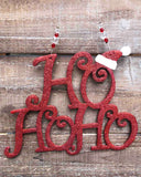 Glitter Christmas Word Sign