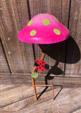 Mushroom Garden Stake - 3 colors