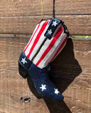 US Flag Boot Ornament