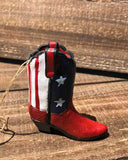 US Flag Boot Ornament