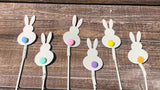 Bunny Tail Arrangement Stake - 6 Colors