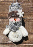 Snowy Snowman Ornament - 2 Styles