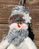 Snowy Snowman Ornament - 2 Styles