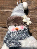 Snowy Snowman Ornament - 2 Styles